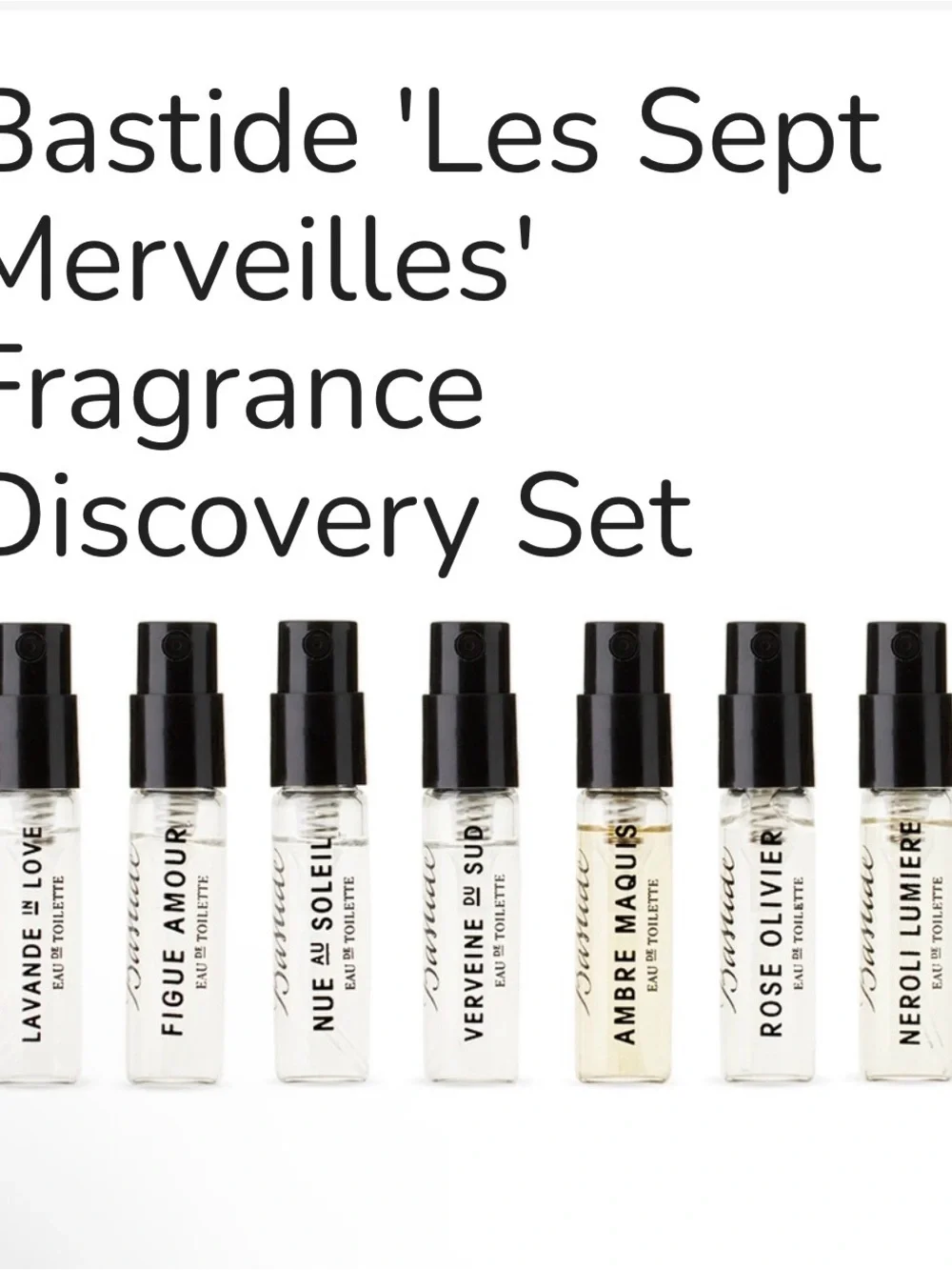 Bastide Les Sept Merveilles Fragrance Discovery Set